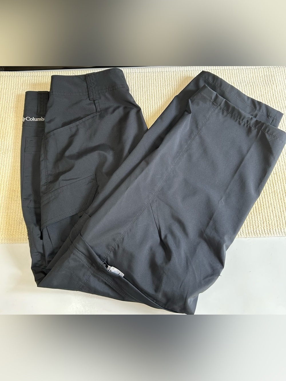 Columbia Men's Silver Ridge Convertible Cargo Hiking Pants – Black